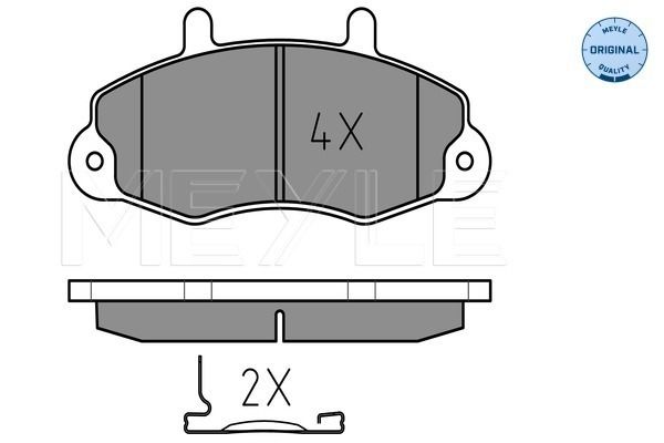 Brake Pad Set, disc brake-1