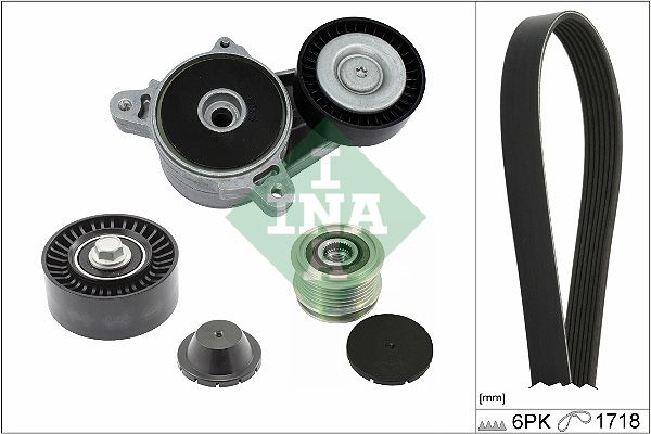 SCHAEFFLER INA 529 0515 20 V-ribbed belt set