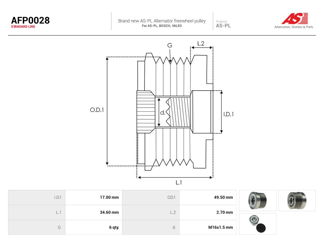 Alternator Freewheel Clutch-3