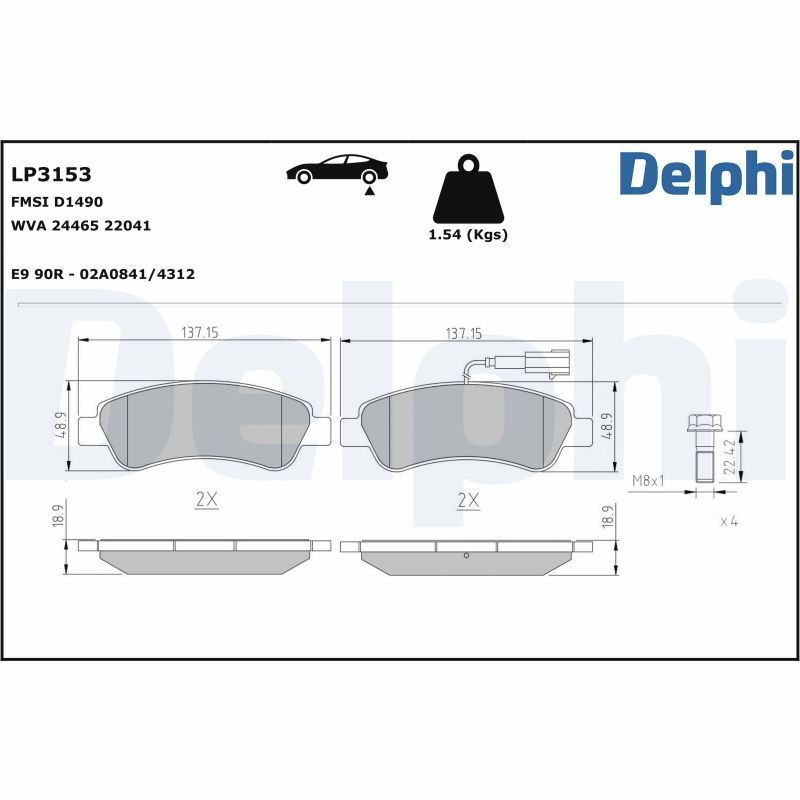 Brake Pad Set, disc brake