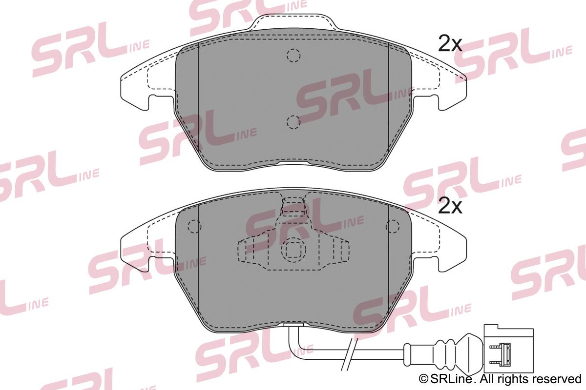 SRLINE S70-0069 Brake pad set, disc brake