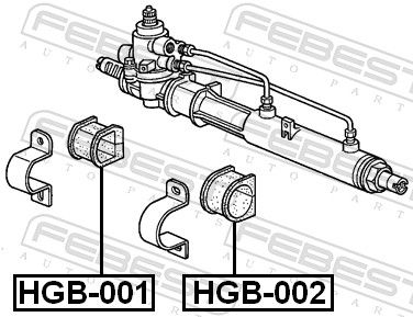 Mounting, steering gear-1