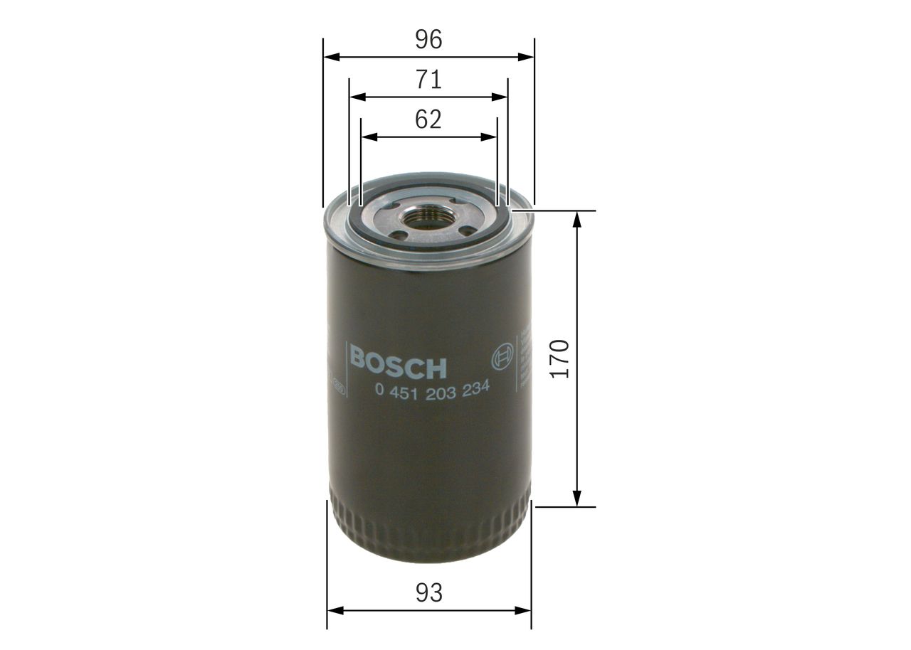 BOSCH 0 451 203 234 Oil filter