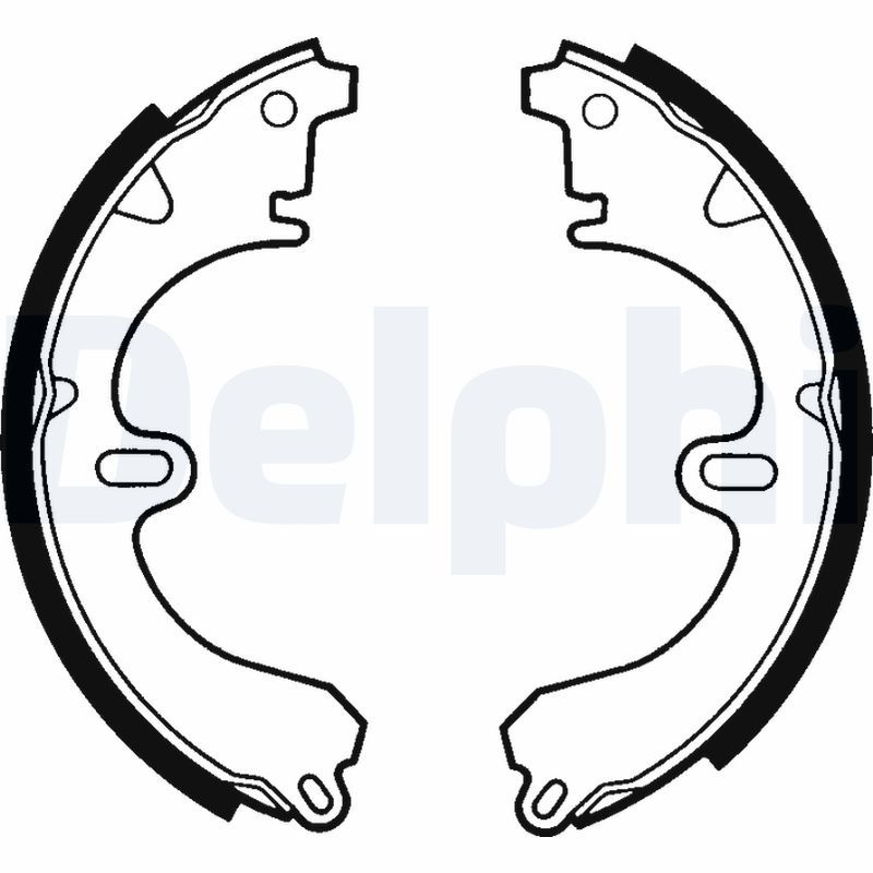 DELPHI LS1356 Brake shoe set