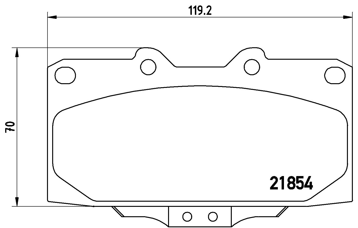 Brake Pad Set, disc brake-1