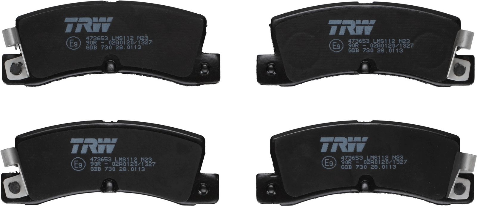 TRW GDB730 Brake pad set, disc brake