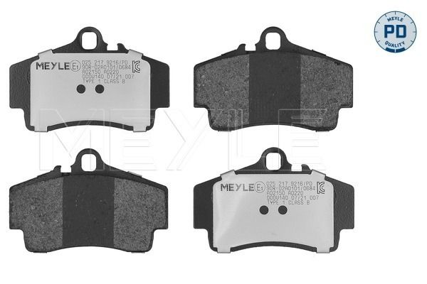 MEYLE 025 217 9216/PD Brake pad set, disc brake