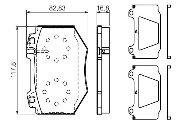 Brake Pad Set, disc brake-1
