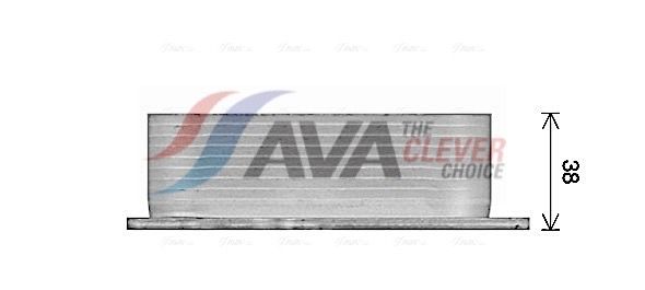 Oil Cooler, engine oil-2