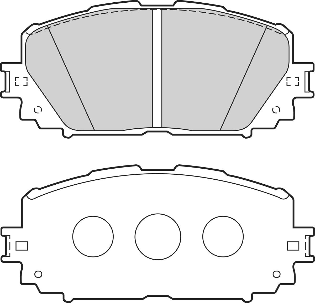 Brake Pad Set, disc brake-1