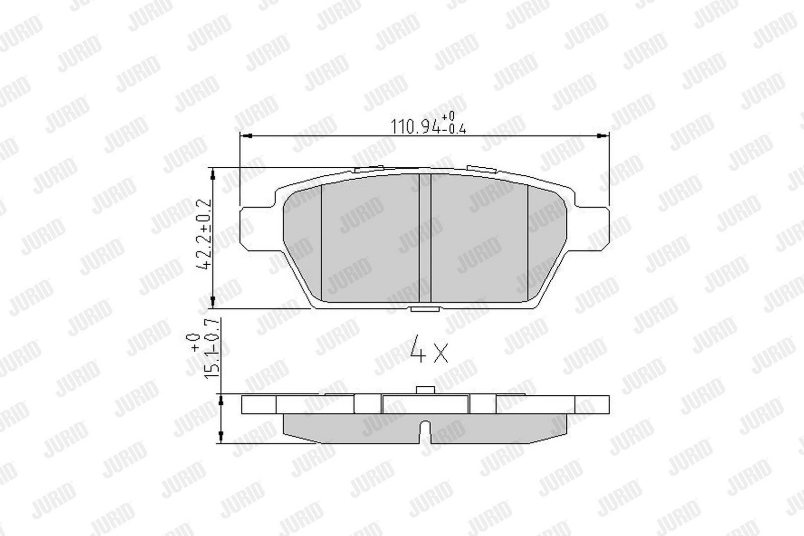 Brake Pad Set, disc brake-2