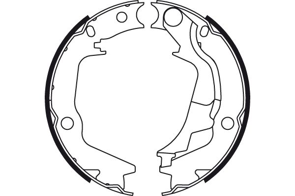 Brake Shoe Set, parking brake-1