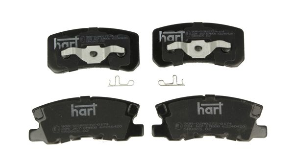 HART 224 167 Brake pad set, disc brake