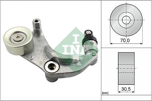 SCHAEFFLER INA 534 0316 10 Belt tensioner, v-ribbed belt