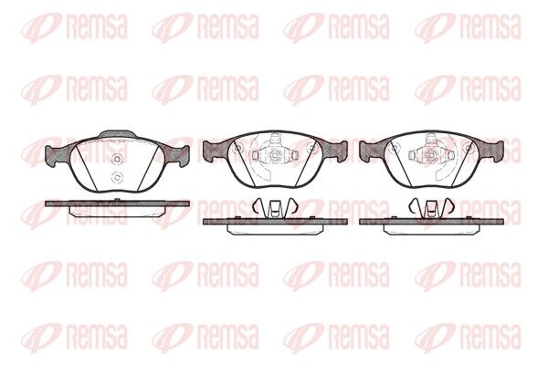 REMSA 0984.00 Brake pad set, disc brake
