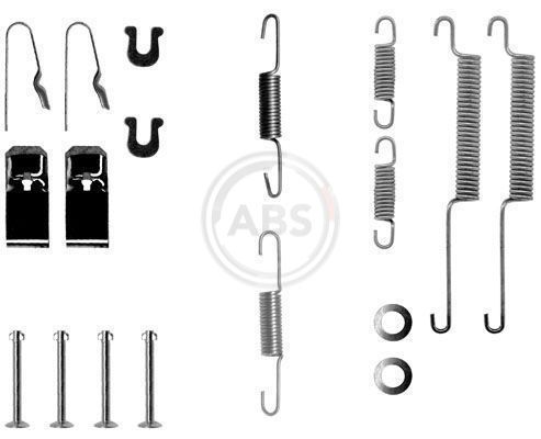 A.B.S. 0654Q Accessory kit, brake shoes
