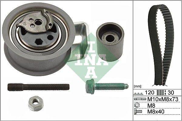 SCHAEFFLER INA 530 0091 10 Paskirstymo diržo komplektas