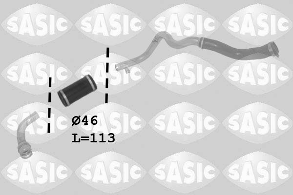 SASIC 3334062 Charge air hose