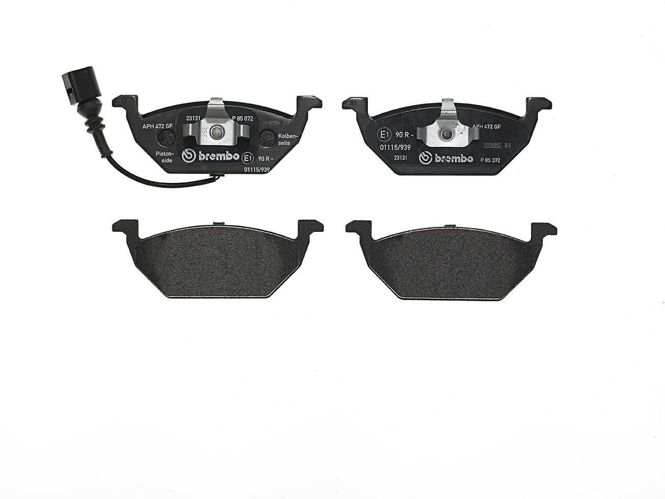 BREMBO P 85 072X Brake pad set, disc brake