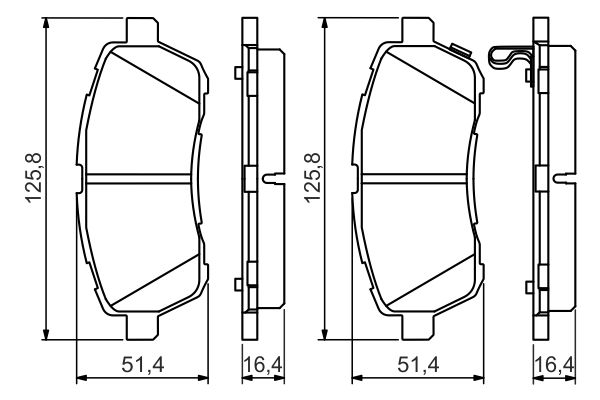 Brake Pad Set, disc brake-7