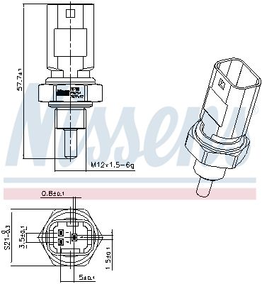 Sensor, coolant temperature-5