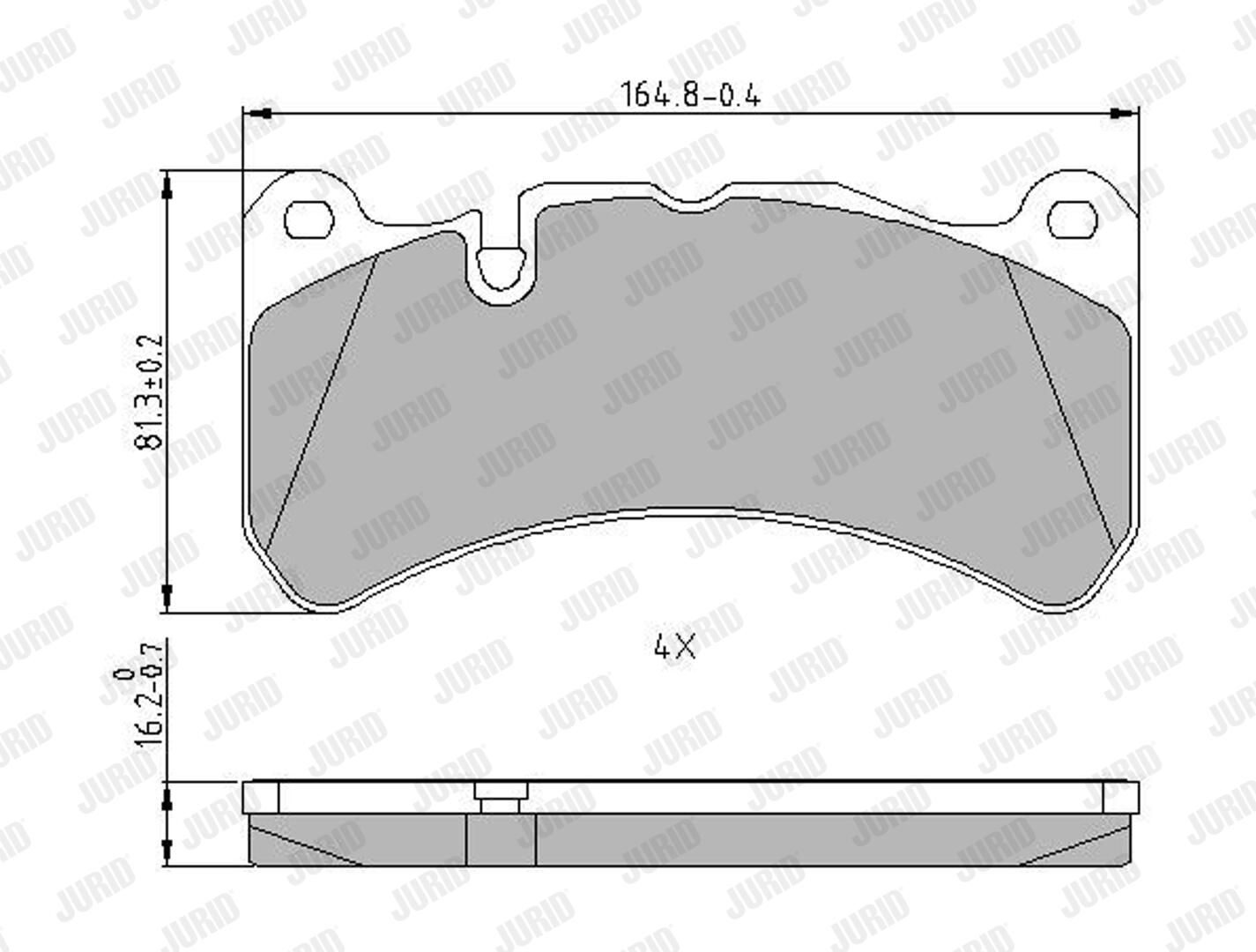 Brake Pad Set, disc brake-1