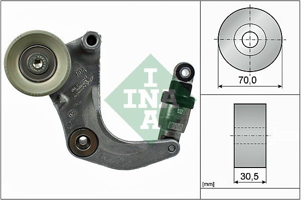 SCHAEFFLER INA 534 0534 10 Belt tensioner, v-ribbed belt
