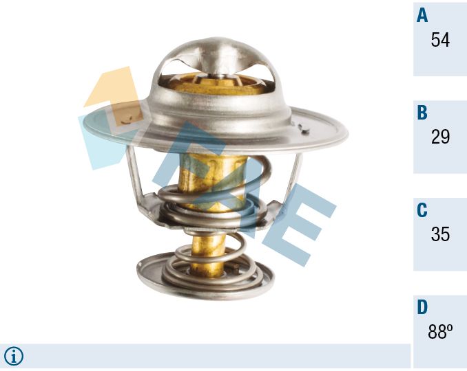 FAE 5303888 Thermostat, coolant