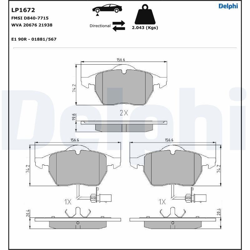 Brake Pad Set, disc brake-4