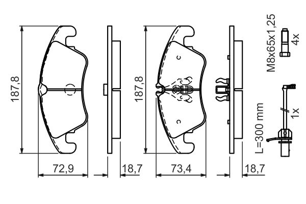 Brake Pad Set, disc brake-7
