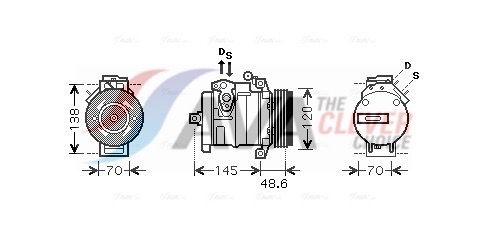 AVA CLEVER CHOICE BWAK345 Compressor, air conditioning