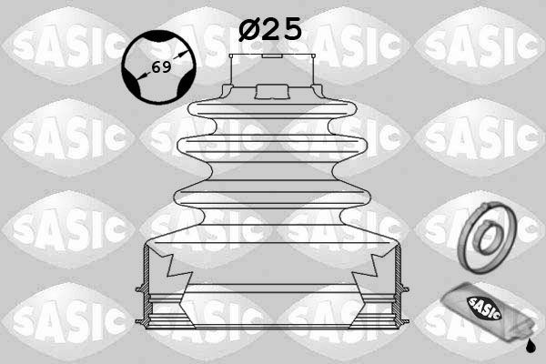 SASIC 1906088 Bellow kit, drive shaft