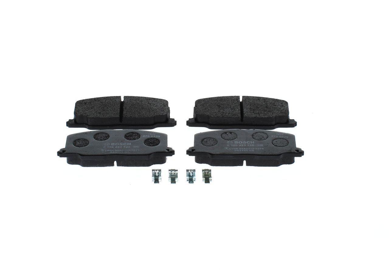BOSCH 0 986 493 720 Brake pad set, disc brake