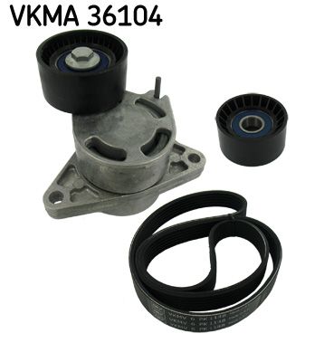 SKF VKMA 36104 V-ribbed belt set