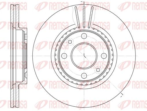 REMSA 6144.10 Brake disc