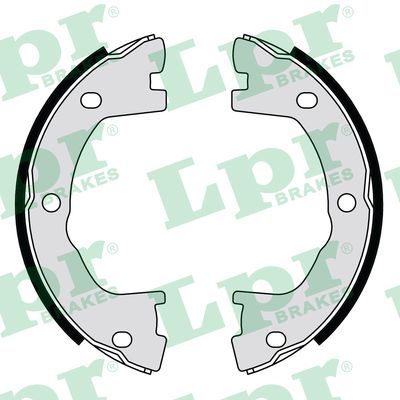 LPR 07800 Brake shoe set, parking brake