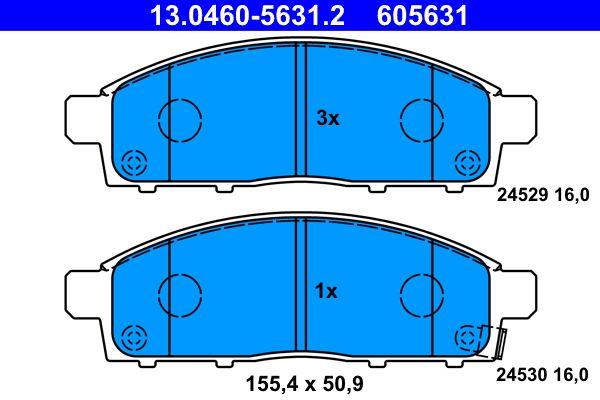Brake Pad Set, disc brake