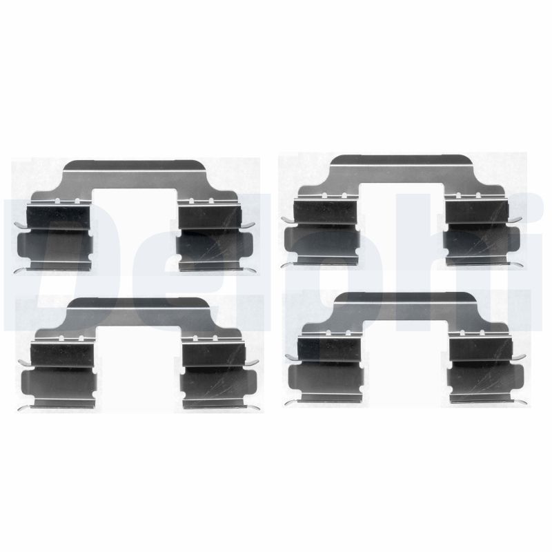 DELPHI LX0405 Priedų komplektas, diskinių stabdžių trinkelės