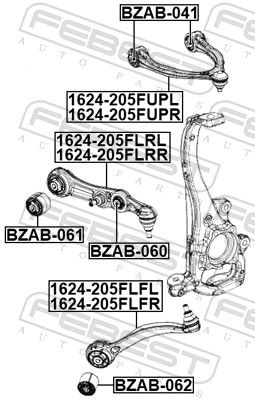 Control/Trailing Arm, wheel suspension-1