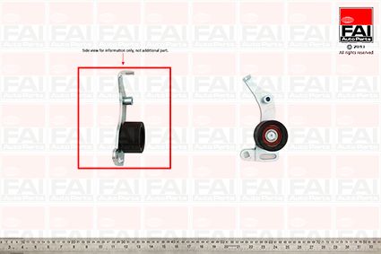 FAI AUTOPARTS T2933 Tensioner pulley, timing belt