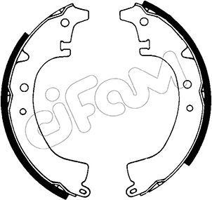 CIFAM 153-408 Brake shoe set