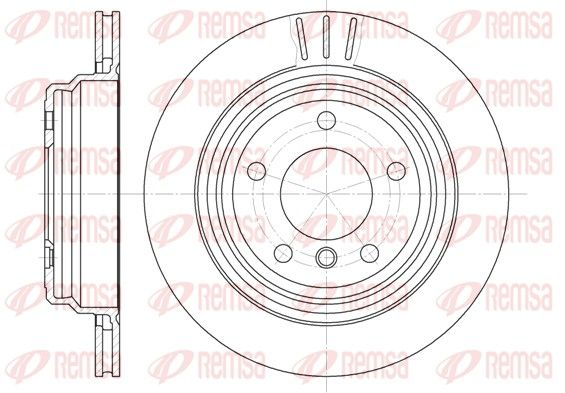 REMSA 6588.10 Brake disc