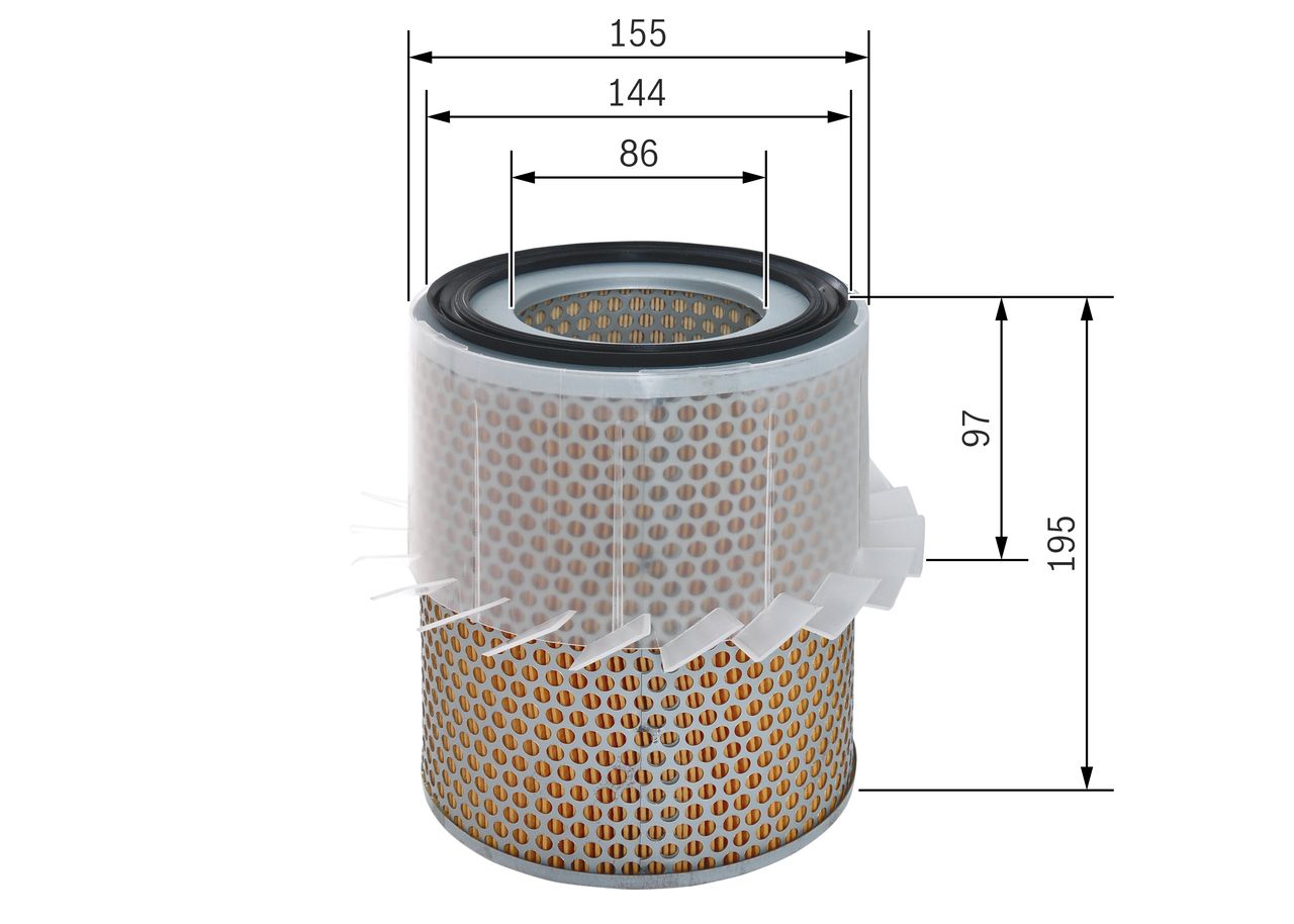 BOSCH 1 987 429 169 Oro filtras