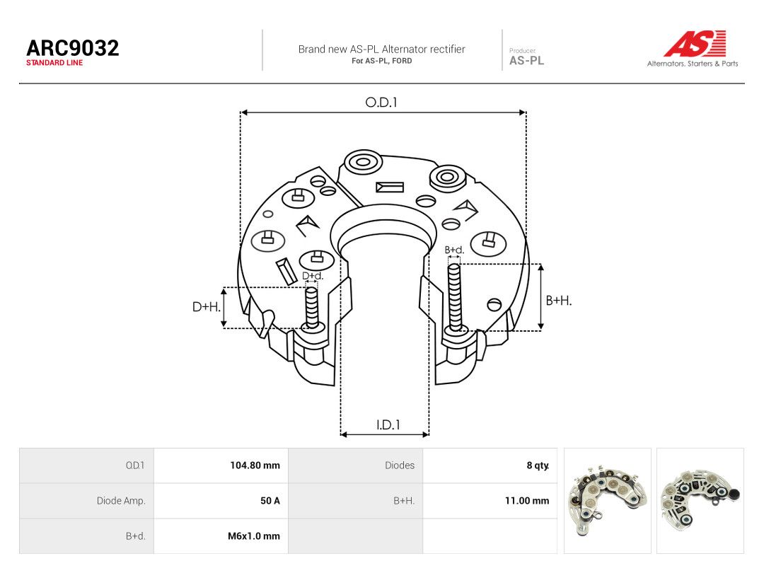 Rectifier, alternator-2