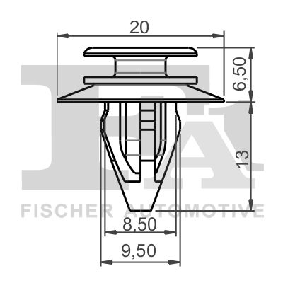 Clip, trim/protection strip-1