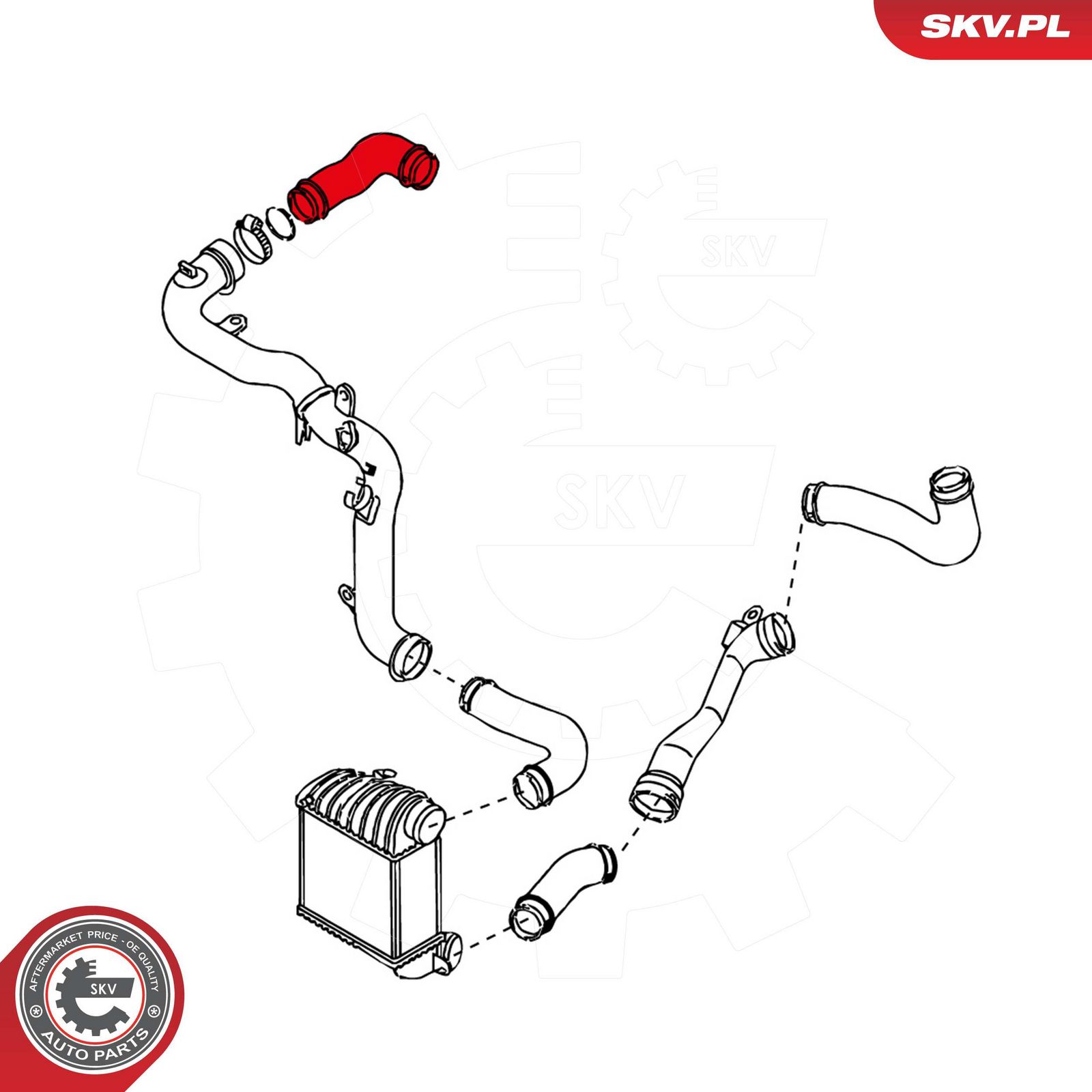 ESEN SKV 24SKV010 Charge air hose