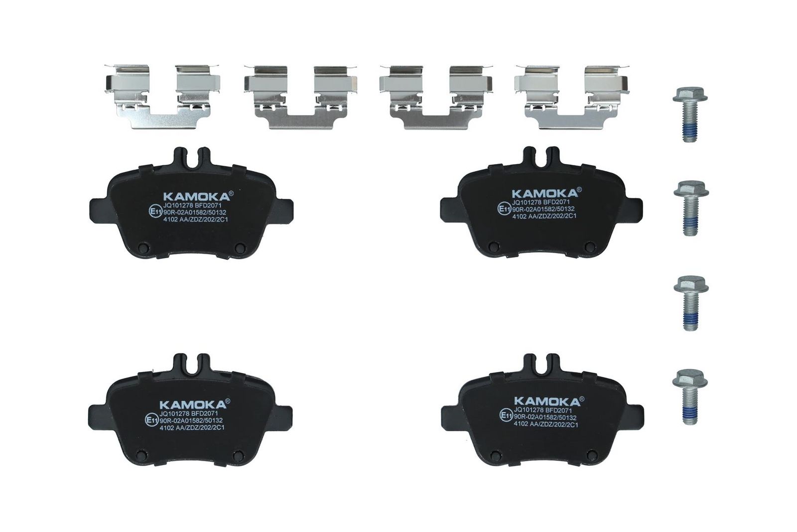 KAMOKA JQ101278 Brake pad set, disc brake