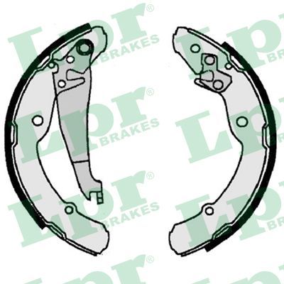 LPR 07300 Brake shoe set