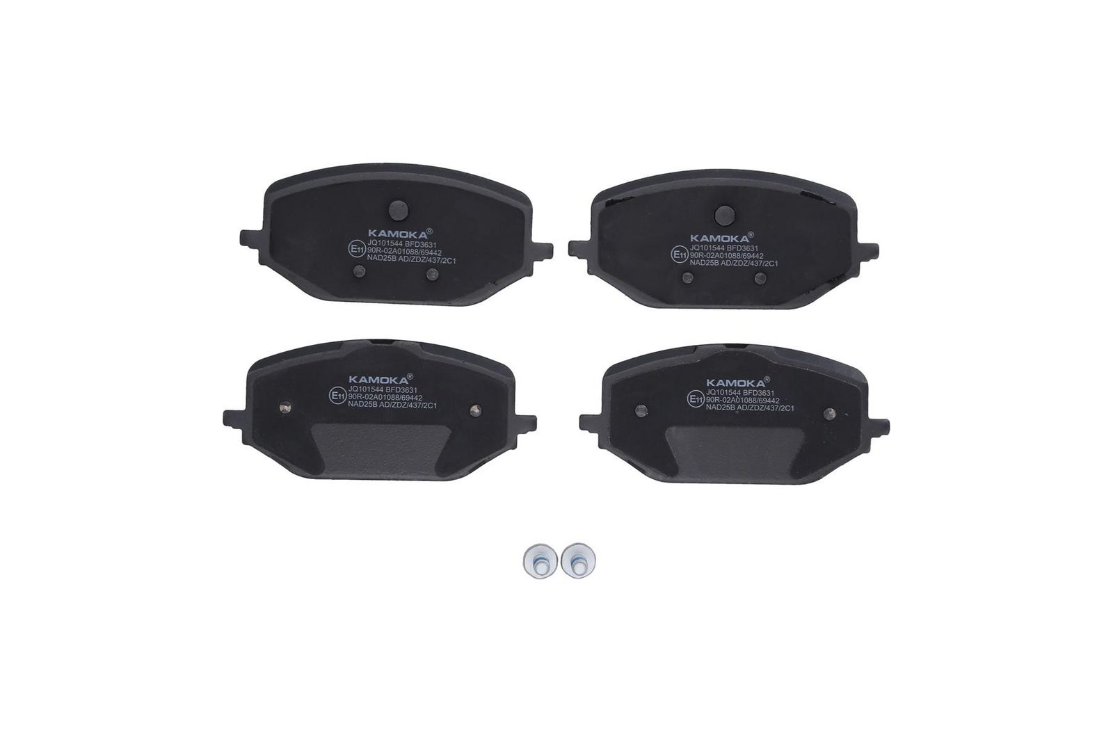 KAMOKA JQ101544 Brake pad set, disc brake