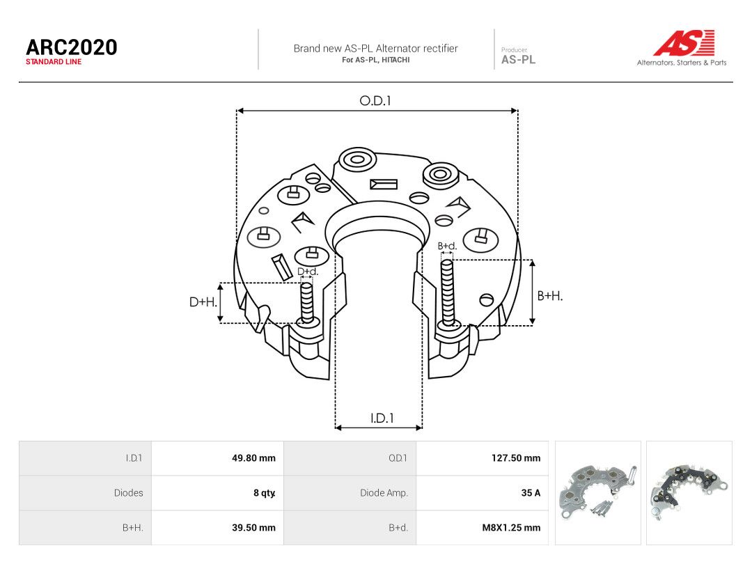Rectifier, alternator-2